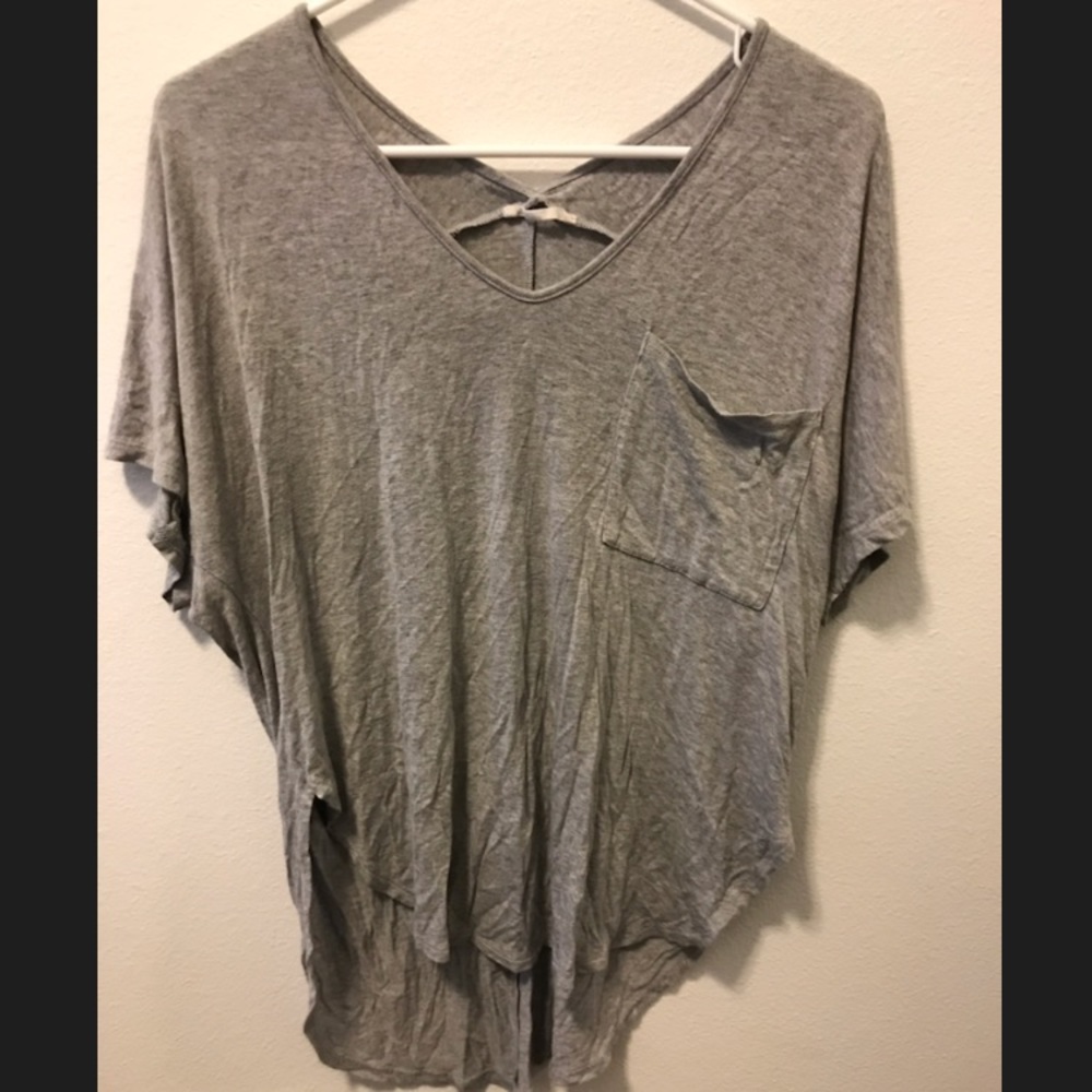 V-neck loose short sleeve